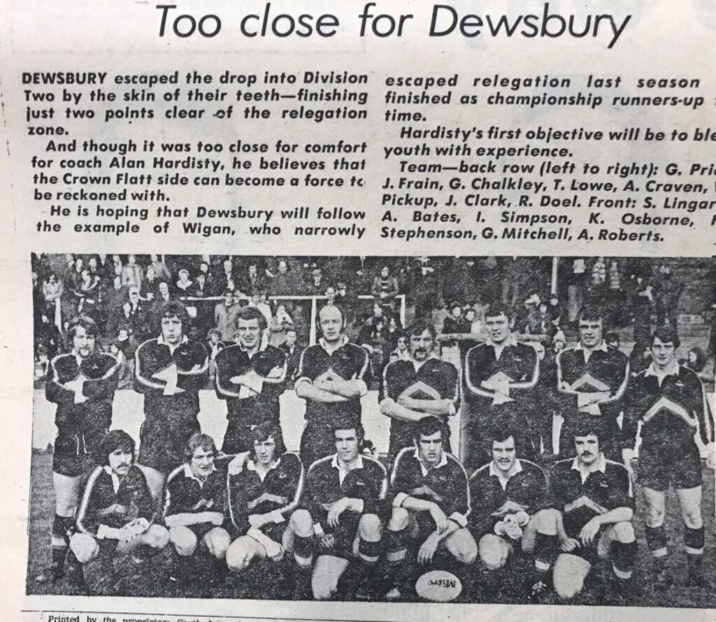1975 Teams Dewsbury 1975